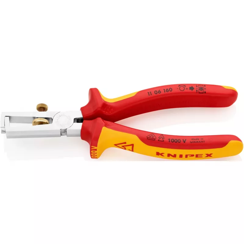 Descarnador de cabos Knipex 11 06 160 laranja, vermelho