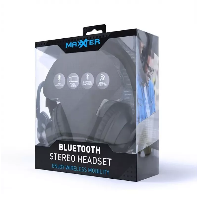AUSCULTADORES BLUETOOTH MAXXTER/ACT-BTHS-03 GEMBIRD