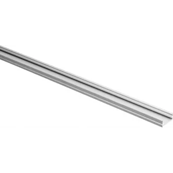Perfil em U de alumínio EUROLITE 20 mm, modelo 51210865, prateado, comprimento 2 m