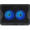 Base de arrefecimento para portátil DEFENDER NS-503 para portáteis até 43,2 cm (17 polegadas), 2 ventoinhas, alimentação USB, preta