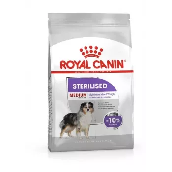 Ração seca para cães Royal Canin Medium Sterilised Adult 12 kg — para cães adultos esterilizados de raças médias, aves, proteína 28%, gordura 13%