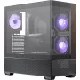 Cooler Master Elite 690 Caixa de PC, Midi-Tower, ATX, Vidro Temperado - 4 ventoinhas ARGB, Madeira, preto