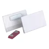 Durable Placa de Nome Magnética 40 x 75 mm