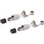 Ficha de rede ShiverPeaks BS08-51003-2 Cat. 6A ficha angular sem ferramentas STP