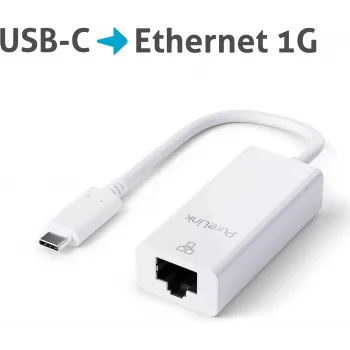 Adaptador de interface de cabo PureLink IS260 USB-C RJ-45 branco (IS260)