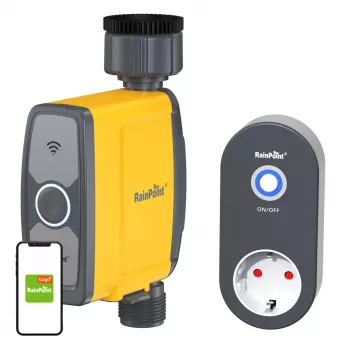 Controlo de rega RainPoint TTV103FRF controlado por app 1 zona (MPN TTV103FRF + TWG004WR)