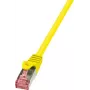Cabo de rede LogiLink Cat.6 S/FTP RJ-45 1,5 m amarelo