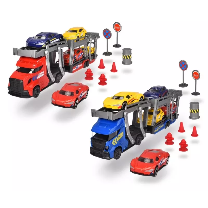 Conjunto de brinquedo mecânico Dickie City Set 203745012 com veículos e acessórios