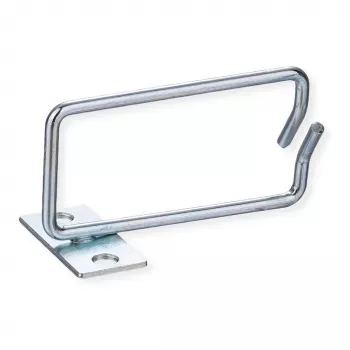 Passagem de cabos ROLINE, 40x80 mm, metal, entrada lateral de cabos