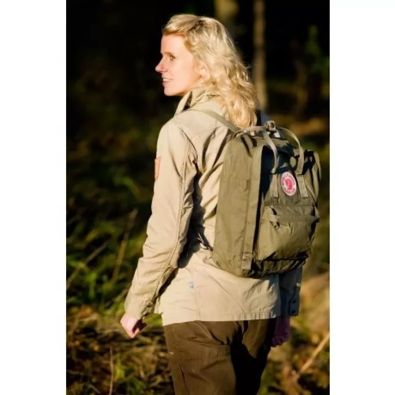 Mochila Fjällräven Kånken Grafite Vinylon Fecho de correr