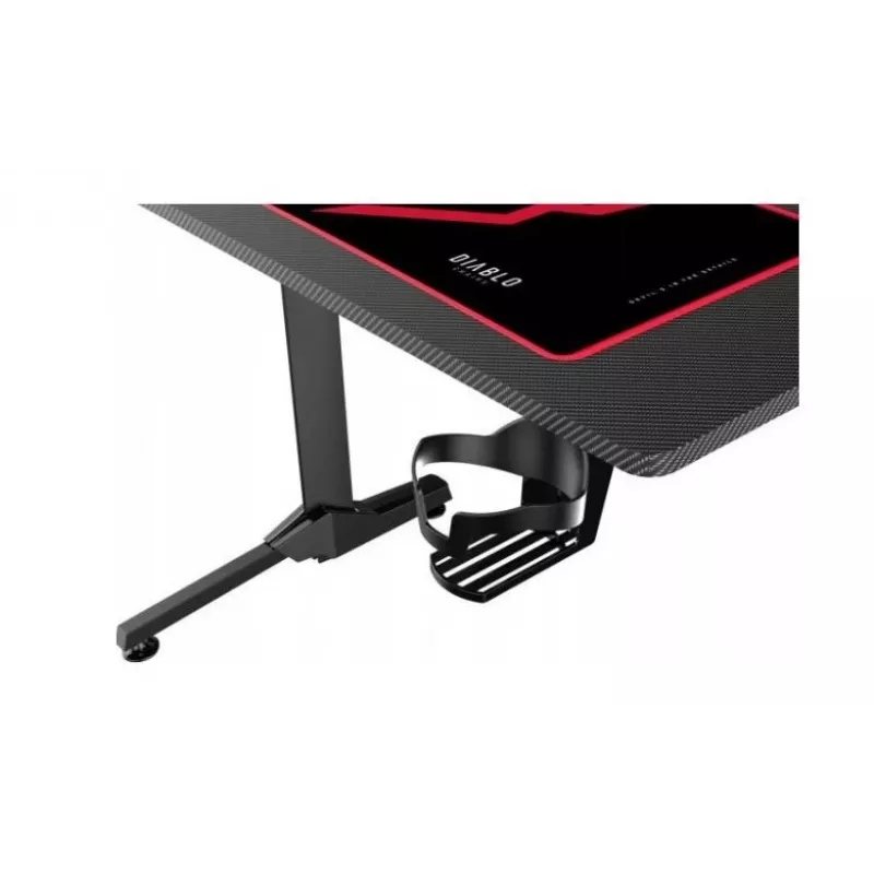 Diablo X-Mate 1000 secretária gaming, 100×60×75 cm, preta