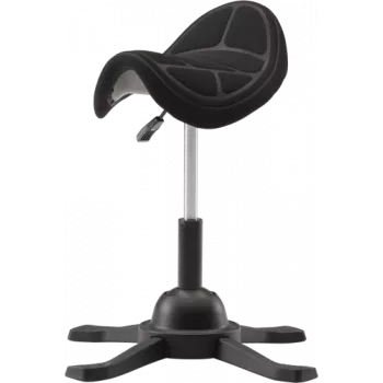 Cadeira de equilíbrio ergonómica up up Toronto tecido preto com mola a gás mais longa