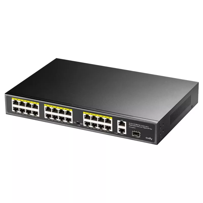 Switch não gerido Cudy FS1026PS1 24 portas Gigabit Ethernet PoE