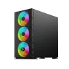 Caixa para PC SAVIO Raptor X1 ARGB vidro/mesh preto