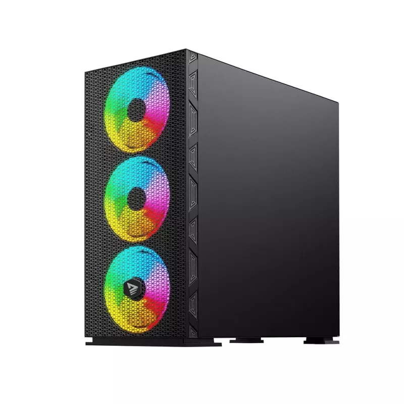 Caixa para PC SAVIO Raptor X1 ARGB vidro/mesh preto