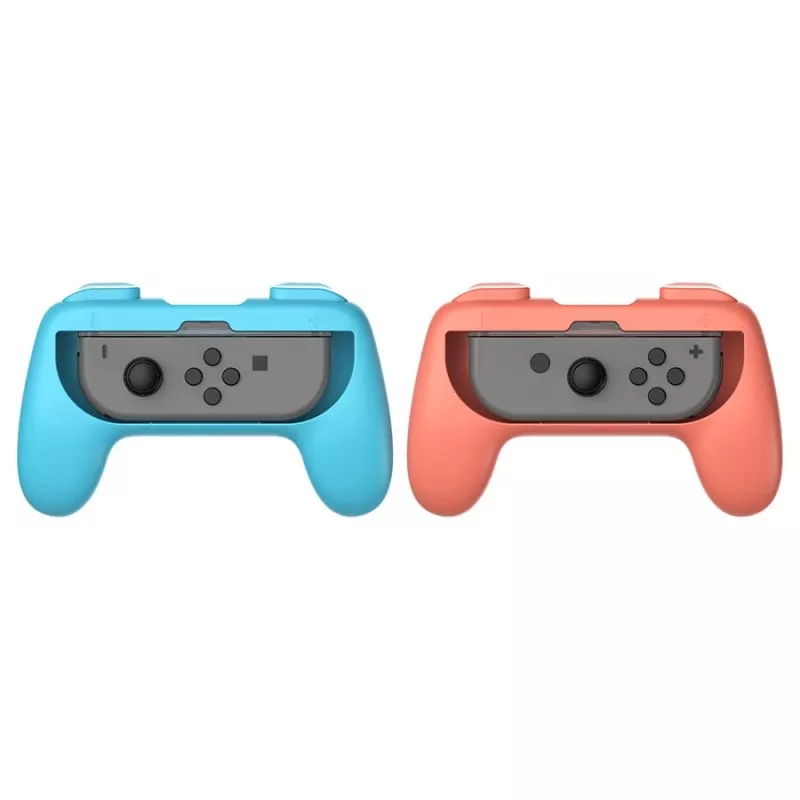 Pega para comando Subsonic Joy-Cons pega confortável Switch e Switch 2 rosa turquesa