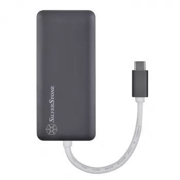 SilverStone SST-EP14C - USB 3.1 Type-C Gen1 para HDMI, 3x USB 3.1 Gen 1 Type-A, 1x USB 3.1 Gen 1 Type-C (carregamento PD 2.0) (SST-EP14C)