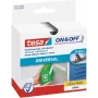 Fita de velcro tesa, 20 mm x 2,5 m, branco autoadesivo, fixação rápida e remoção rápida (55225-00002-00)