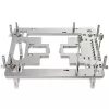 Caixa de bancada Mini Streacom BC1 Mini V2 prateado — estrutura compacta de open-frame