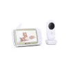 Intercomunicador de vídeo para bebé Motorola 5,0 polegadas Wi-Fi com fixação à cama Stargrip | VM45 Connect | branco