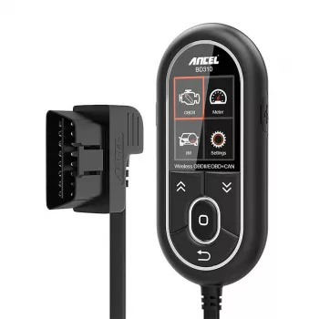 Scanner de diagnóstico Ancel BD310 OBD2 Bluetooth – leitor de erros de veículo e ferramenta de dados em tempo real