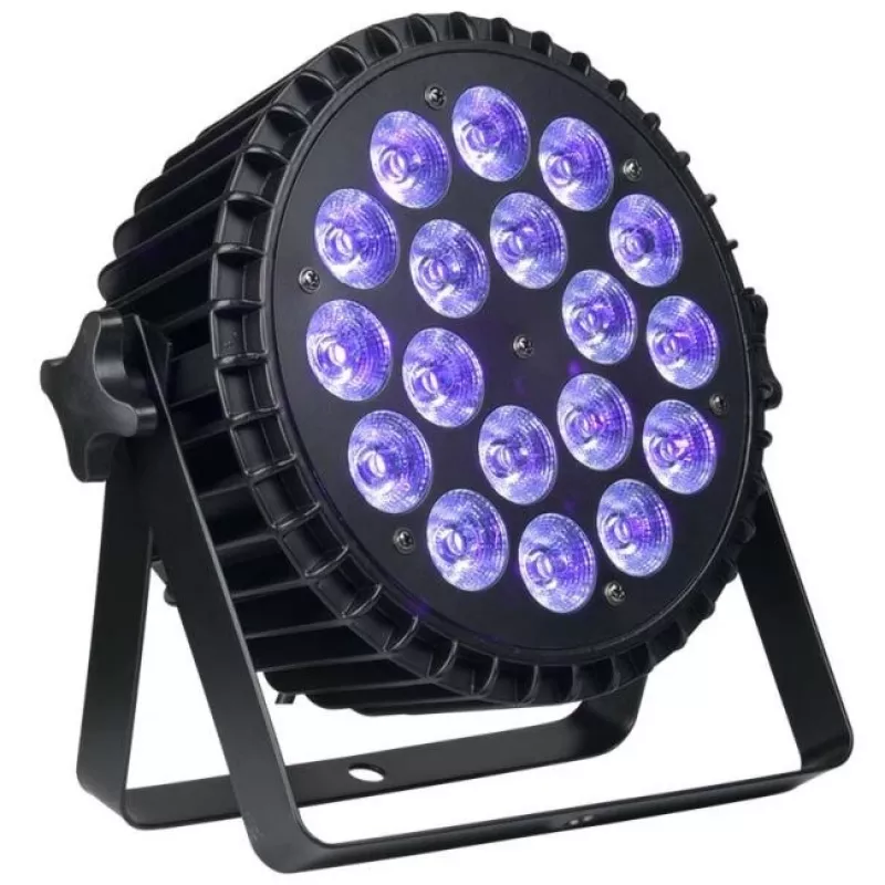 LIGHT4ME ALU QUAD PAR 18x6W RGBW - projetor de palco