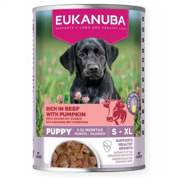 Ração seca para cães Eukanuba Puppy borrego & vaca com abóbora 400 g