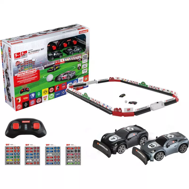 Carrera Bundesliga - Conjunto de futebol RC 2,4 GHz (370430041)