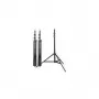 Conjunto de tripés de iluminação Walimex WT-806 1017698 - 3 tripés de luz, preto alumínio