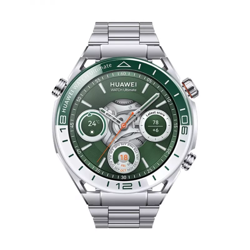 Huawei WATCH Ultimate New (Woods-B19) smartwatch, 1,55 polegadas AMOLED 466 x 466, 32 MB RAM, 32 GB, GPS, 530 mAh, bracelete de titânio, verde