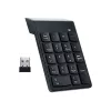 Gembird KPD-W-02 teclado numérico sem fios, 2,4 GHz, USB, 18 teclas, preto