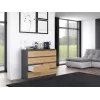 Cómoda Topeshop M8 120 ANT/ART KPL