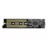 Caixa para SSD DeLOCK 42620 caixa externa para SSD M.2 NVME PCIe com conector fêmea USB Type-C, transparente
