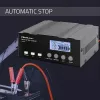 Carregador de baterias QOLTEC 52491 microprocessador 12V/12,6V/24V com LCD