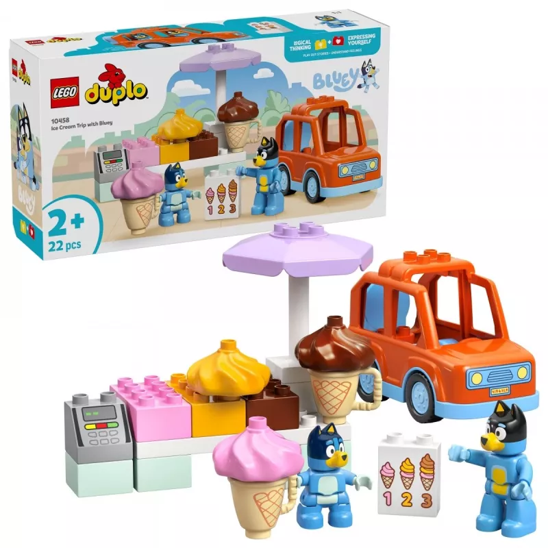 LEGO BLUEY 10458 Passeio de Gelado com a Bluey