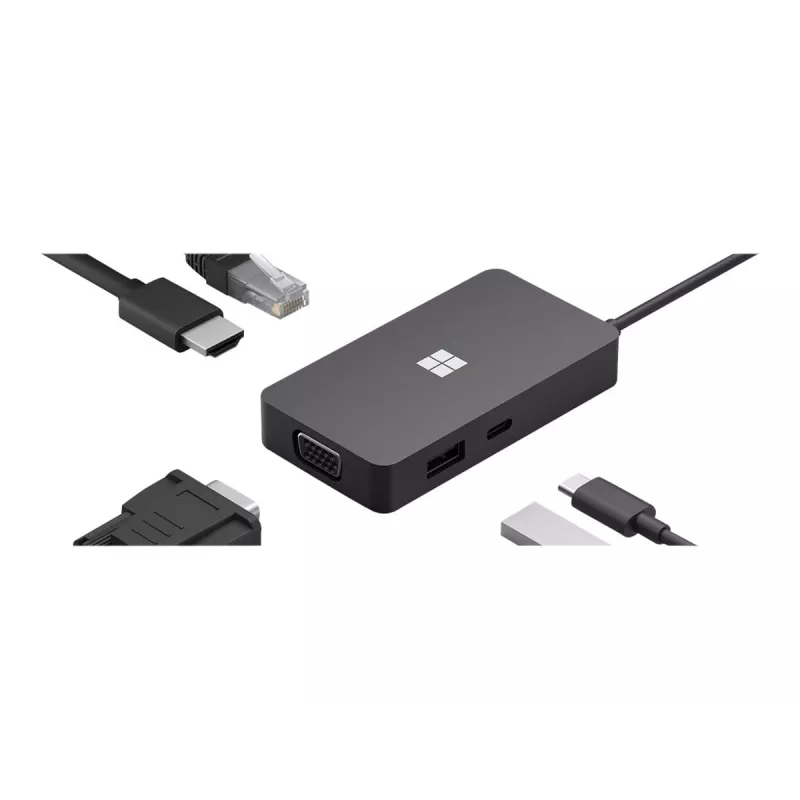 Dock para portátil Microsoft 1E4-00002 preto