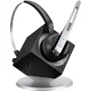 EPOS IMPACT DW Office ML - EU Headset sem fios in-ear, arco de cabeça, arco de nuca escritório/call center base de carregamento preto, prateado