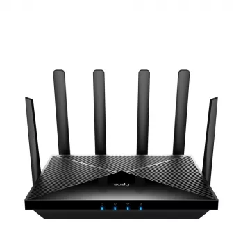 Cudy Novo router WiFi 4G LTE Cat 6, chipset Qualcomm, router modem LTE, router celular 4G Dual-SIM, WiFi dual band AC1200, 4 portas Gigabit, OpenVPN, W