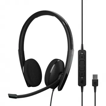 EPOS | SENNHEISER ADAPT 160T USB II Headset com fios escritório/call center USB Type-A preto