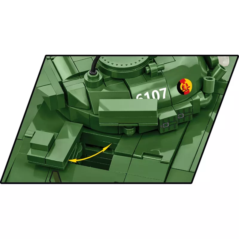 Conjunto de blocos COBI T-72 Alemanha Oriental/Soviético, 680 peças