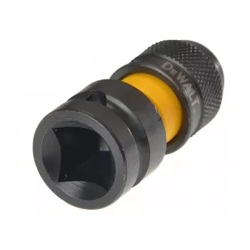 DEWALT | DT7508-QZ Adaptador de 1/2 Quadrado para 1/4 Hex para chave de impacto | Mandril