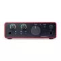 Interface de áudio Focusrite Scarlett Solo 4th Gen - 2 canais