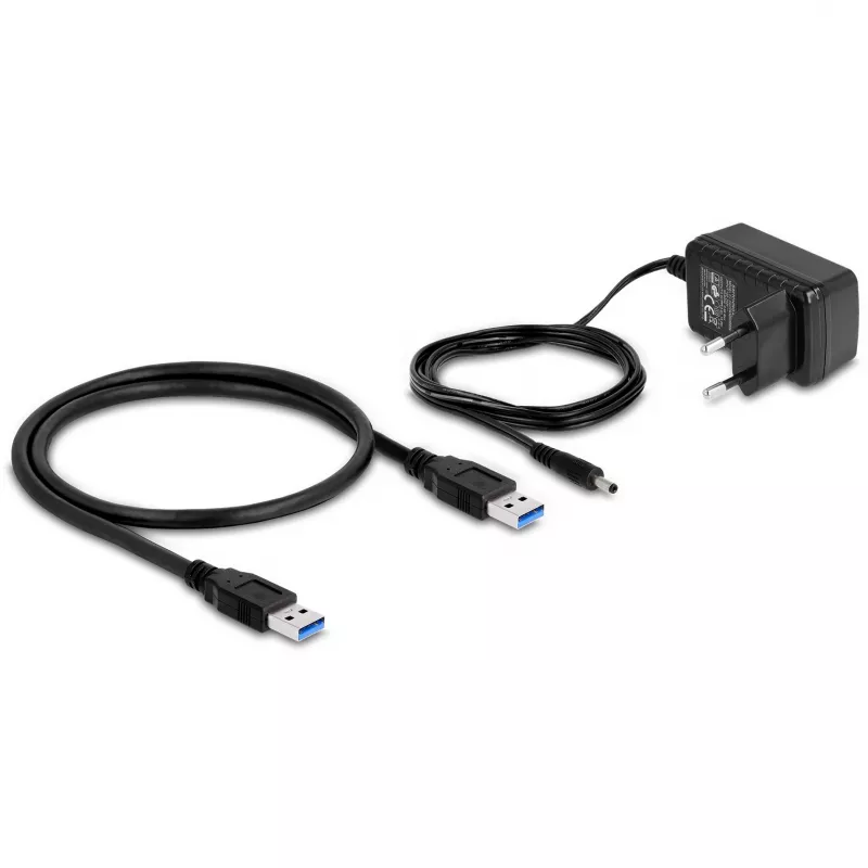Hub USB DeLOCK 10 Gbit/s 4 portas Type-A 1 porta de carregamento rápido