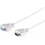 Cabo de extensão D‑SUB ShiverPeaks AK 2300 SC 9 pinos ficha/conector fêmea 1,8 m