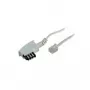 Cabo de telefone S/CONN 70050-W 10 m branco