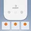 Candeeiro de mesa Hawk HW-LAMP01 branco LED com brilho regulável, braço ajustável