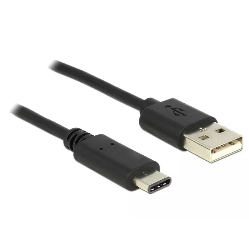 Cabo USB DeLOCK 0,5 m USB2.0-A USB2.0-C