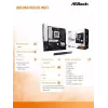 Placa-mãe ASRock B850M Pro RS WiFi — AMD B850, socket AM5, microATX, DDR5, 4 DIMM, 256GB, Wi‑Fi 6E, 2.5Gb LAN, 3x M.2