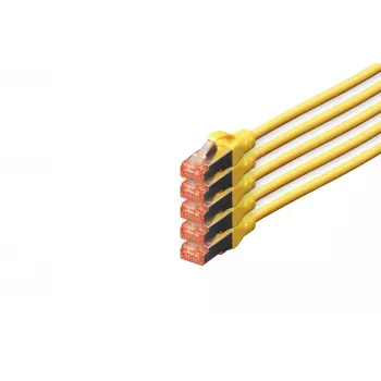 Cabo de rede Digitus CAT 6 S/FTP 10m amarelo