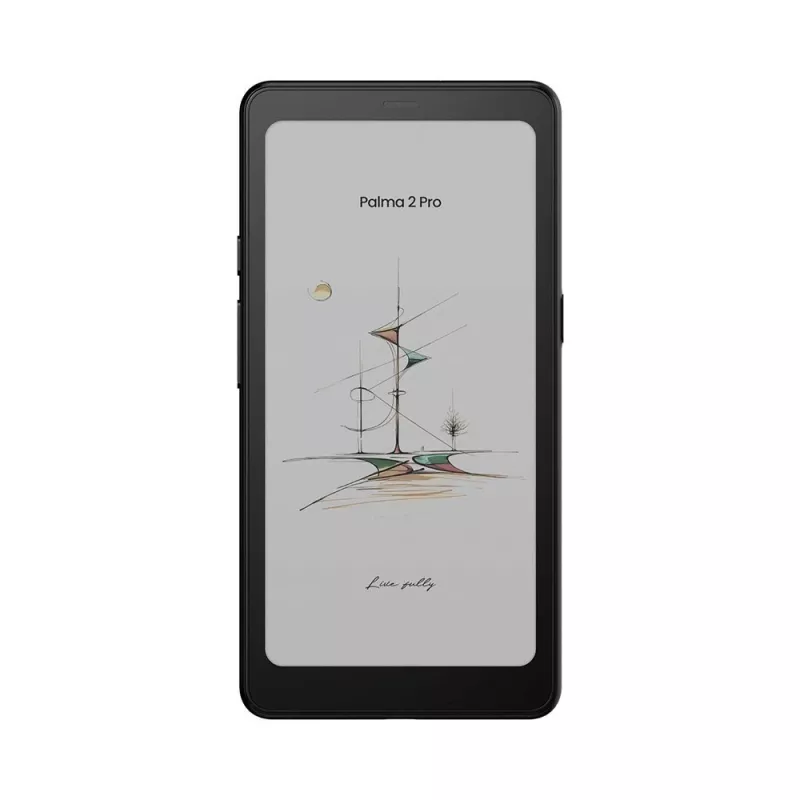 E-reader Onyx BOOX Palma 2 Pro — 6.13 polegadas 824×1648, 8GB RAM, 128GB, Android 15, impressão digital, Wi‑Fi, Bluetooth 5.1, slot SIM, 3950 mAh, preto